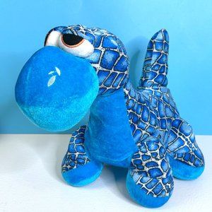 BJ Toy Co Beautiful Blue Dinosaur Dino‎ 13" SOFT Plush Stuffed Animal Toy